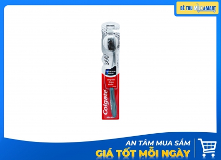 Bàn Chải Đánh Răng Colgate 360 Charcoal Spiral