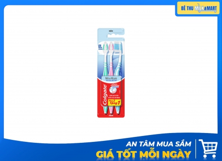 Bàn Chải Đánh Răng Colgate Slim Soft Sạch Sâu Hiệu Quả Bộ 3