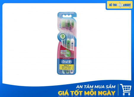 Bàn Chải Đánh Răng Oral-B Trà Xanh Bộ 3