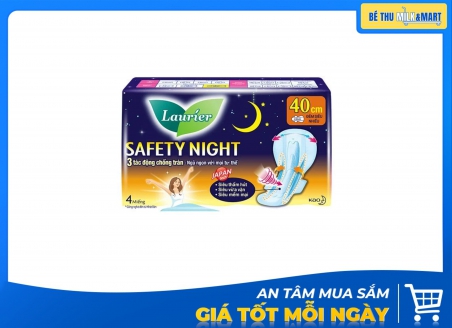 Băng Vệ Sinh Ban Đêm Laurier 40cm 4 Miếng