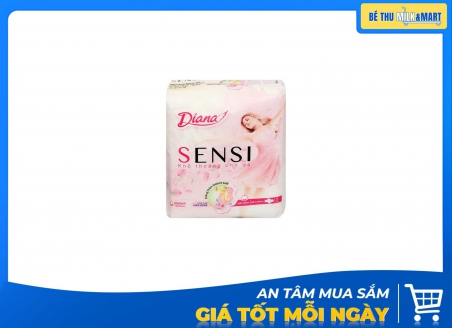 Băng Vệ Sinh Ban Ngày Diana Sensi Siêu Mỏng Cánh 8 Miếng