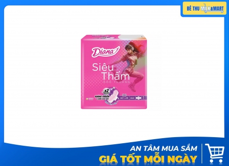 Băng Vệ Sinh Ban Ngày Diana Siêu Thấm Siêu Mỏng Cánh 8 Miếng