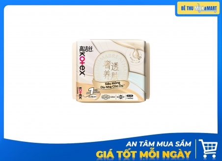 Băng Vệ Sinh Ban Ngày Kotex Cicada Siêu Mỏng Cánh 7 Miếng