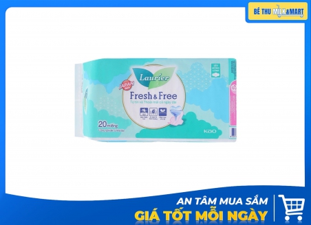 Băng Vệ Sinh Ban Ngày Laurier Siêu Mỏng Cánh 20 Miếng