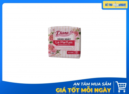 Băng Vệ Sinh Hàng Ngày Diana Le Parfum Mộc Hồng 20 Miếng