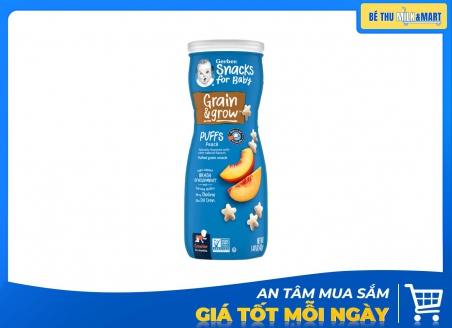 Bánh Ăn Dặm Gerber Puffs Đào 42g