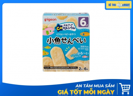 Bánh Ăn Dặm Pigeon Gạo Giòn Vị Cá