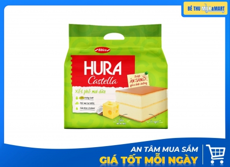 Bánh Ăn Sáng Hura Castella Phô Mai Dừa 150g