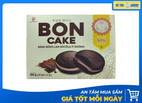 Bánh Bông Lan Bon Socola Ít Đường 204g