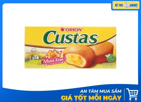 Bánh Bông Lan Custas Kem Trứng 141g