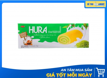 Bánh Bông Lan Hura Swissroll Cốm 360g