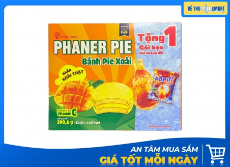 Bánh Bông Lan Phaner Pie Xoài 289g Tặng