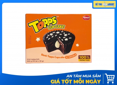 Bánh Bông Lan Topps Cupcake Socola 300g