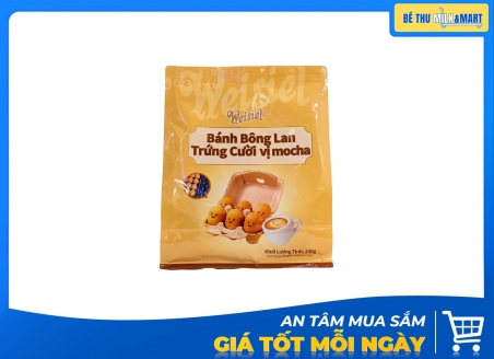 Bánh Bông Lan Trứng Cười Weisiel Vị Mocha 248g