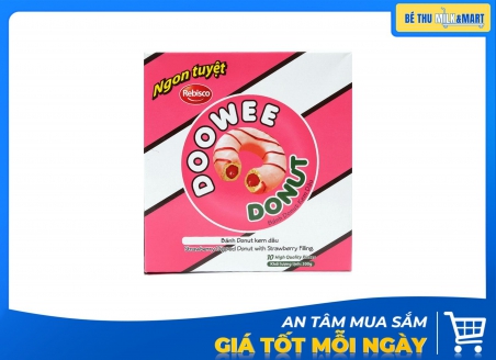 Bánh Donut Dowee Dâu 290g