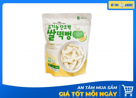 Bánh Gạo Ăn Dặm Thanh Dẹt Moms Choice Bí Đỏ 25g