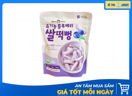 Bánh Gạo Ăn Dặm Thanh Dẹt Moms Choice Việt Quất 25g