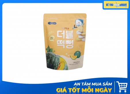 Bánh Gạo Hai Màu Bebecook Vị Gạo Trắng Và Bí Ngô 30g