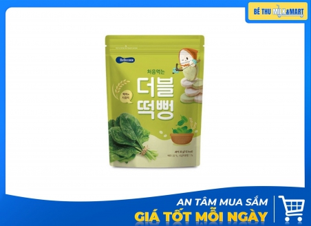 Bánh Gạo Hai Màu Bebecook Vị Gạo Trắng Và Cải Bó Xôi 30g