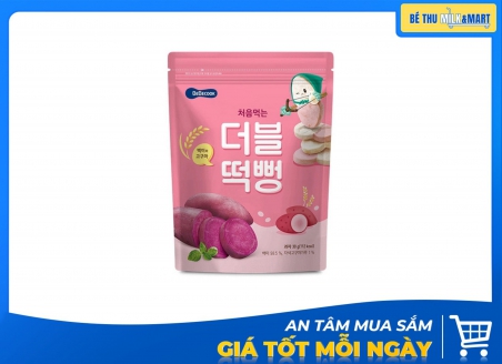 Bánh Gạo Hai Màu Bebecook Vị Gạo Trắng Và Khoai Lang 30g
