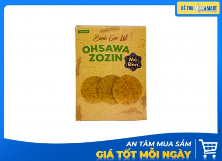 Bánh Gạo Lứt Ohsawa Zozin Mè Đen 125g