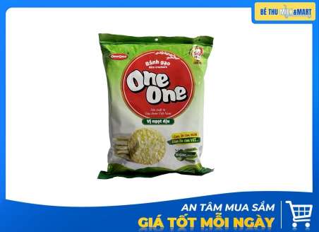 Bánh Gạo One One Vị Ngọt Dịu Canxi 150g