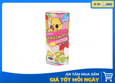 Bánh Gấu Koala's March Nhân Kem Dâu 37g