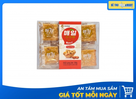 Bánh Quy Daily Nut Weisiqi Đậu Phộng 358g