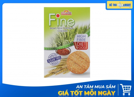 Bánh Quy Fine Yến Mạch Gạo Lứt 178g