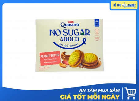 Bánh Quy Kem Quasure Bơ Đậu Phộng 237.5g