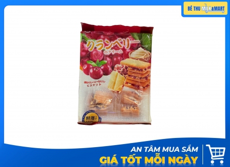 Bánh Quy Kẹp Weisiqi Cranberry 258g