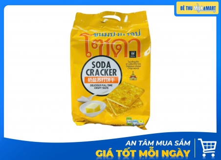 Bánh Quy Mặn Ăn Kiêng Soda Vàng 400g