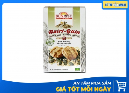 Bánh Quy Nutri Gain Yến Mạch Hạt Bí 178g