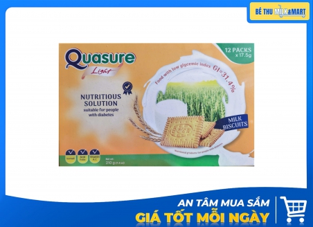 Bánh Quy Quasure Light Sữa 210g
