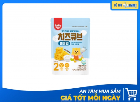 Bánh Snack Ăn Dặm Phô Mai Khô Bebedang Nguyên Vị