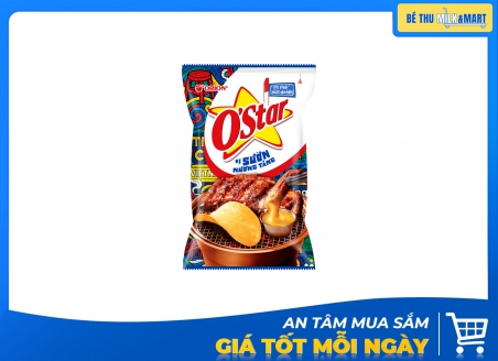 Bánh Snack Ostar Sườn BBQ 28g