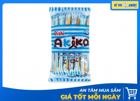 Bánh Xốp Ốc Quế Akiko Sữa 140g