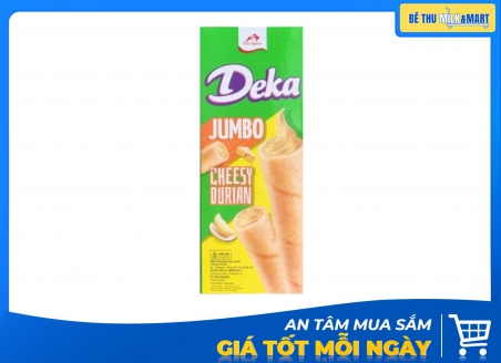 Bánh Xốp Ống Deka Jumbo Phô Mai Sầu Riêng 140g
