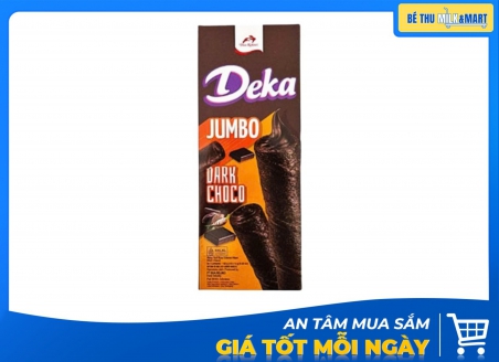 Bánh Xốp Ống DeKa Jumbo Socola Đen 140g