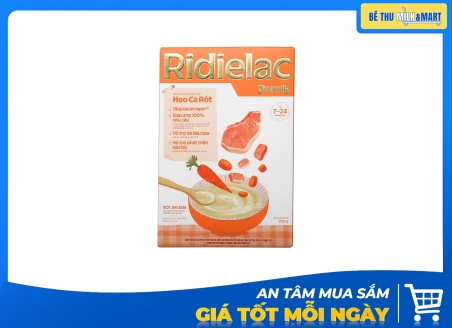 Bột Ăn Dặm Ridielac Heo Cà Rốt 200g