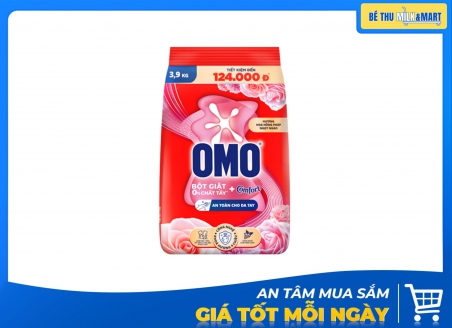 Bột Giặt Omo Comfort Hoa Hồng Pháp 3.9kg