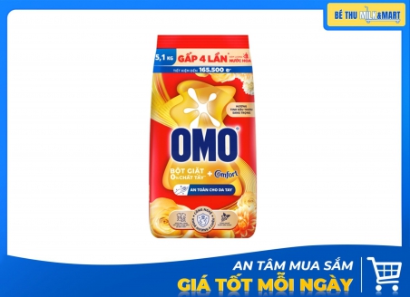 Bột Giặt Omo Comfort Tinh Dầu Thơm Sang Trọng 5.1kg