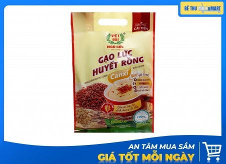 Bột Ngũ Cốc Gạo Lứt Huyết Rồng Vietngucoc 600g