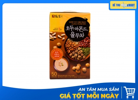 Bột Ngũ Cốc Óc Chó, Hạnh Nhân, Ý Dĩ Không Đường Hàn Quốc 900g
