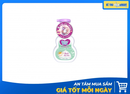 Bọt Tắm Gội Bobby Chan Clean & Fresh Xanh Lá 200ml