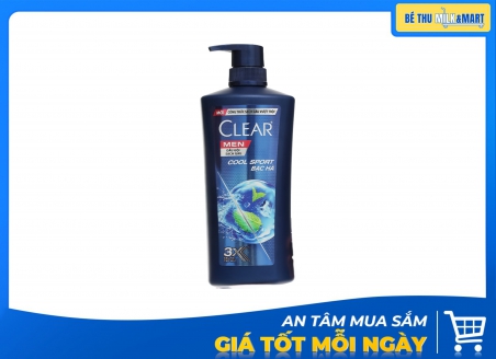 Dầu Gội Clear Men Bạc Hà Mát Lạnh 630g