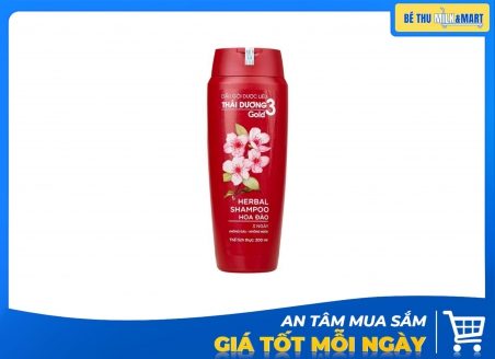 Dầu Gội Dược Liệu Thái Dương 3 Hoa Đào 200ml