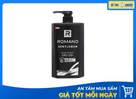 Dầu Gội Romano Gentleman 650g Kẹp