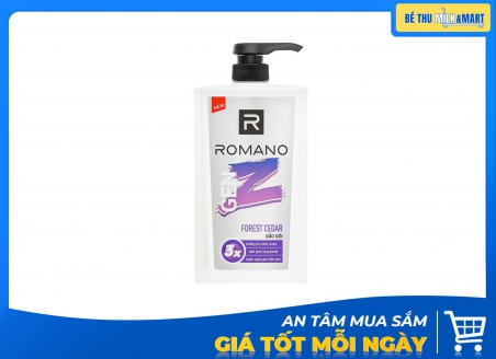 Dầu Gội Romano GenZ Forest Cedar 610g Kẹp