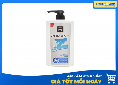 Dầu Gội Romano GenZ Sea Breeze 610g Kẹp